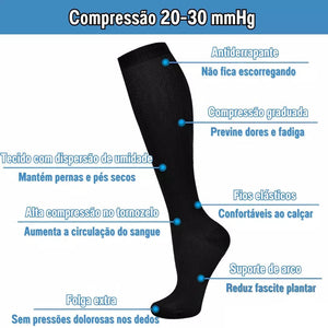 Meia de Compressão Supra